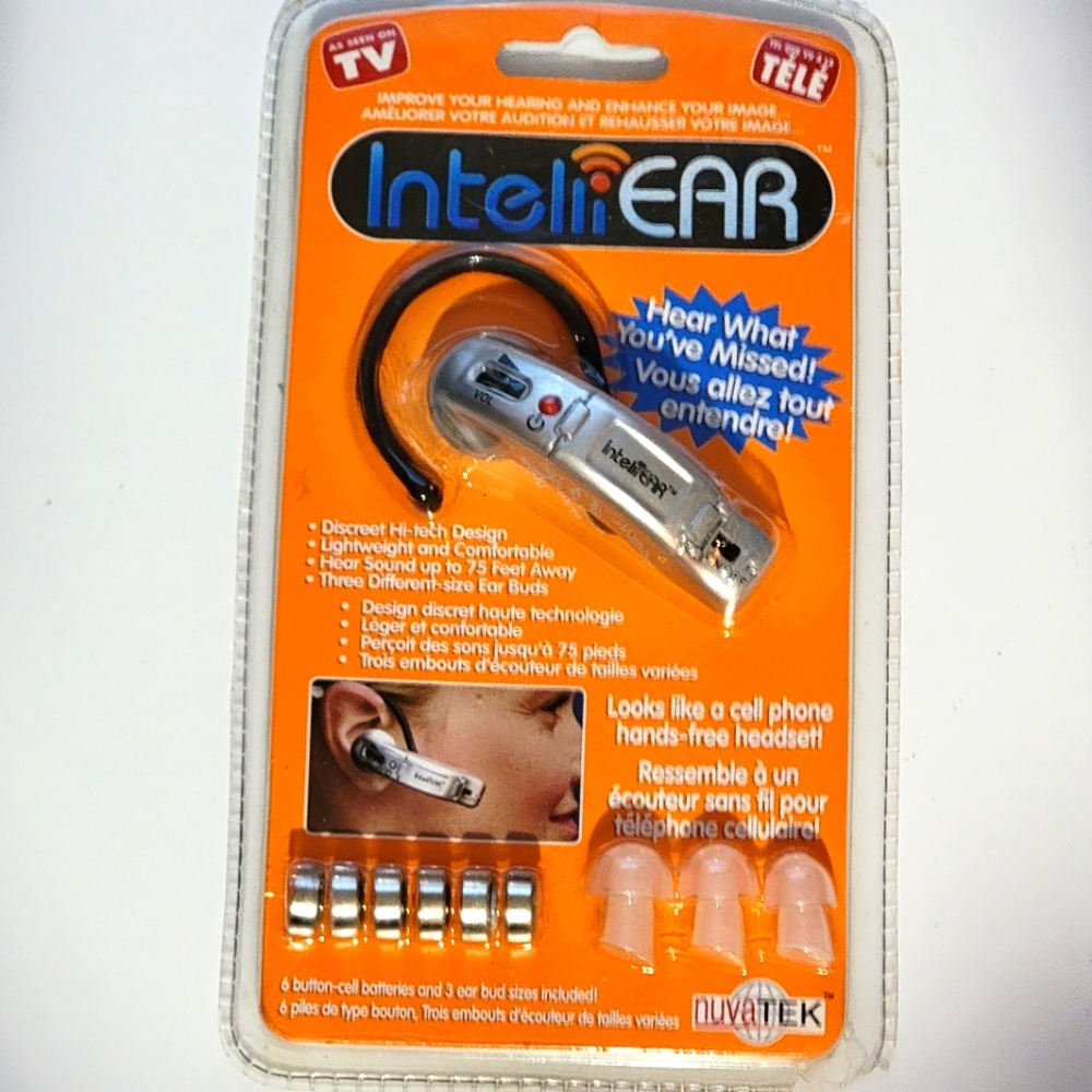 Nuvatek Intelli Ear Hi Tech Design Fit Both Ear Personal Sound‎ Amplifier Brand